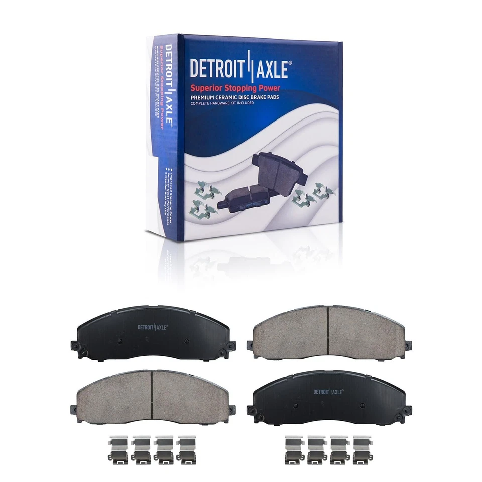 6pc 14.29" Front Rotors Brake Pads for Ford F-250 F-350 F-450 Super Duty 8 LUGS - Image 4 of 4
