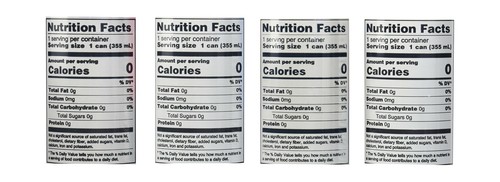 Zevia Zero Calorie 4 Flavor Energy Drinks Sugar Free Power 12Oz 12 Variety Pack - Picture 9 of 10