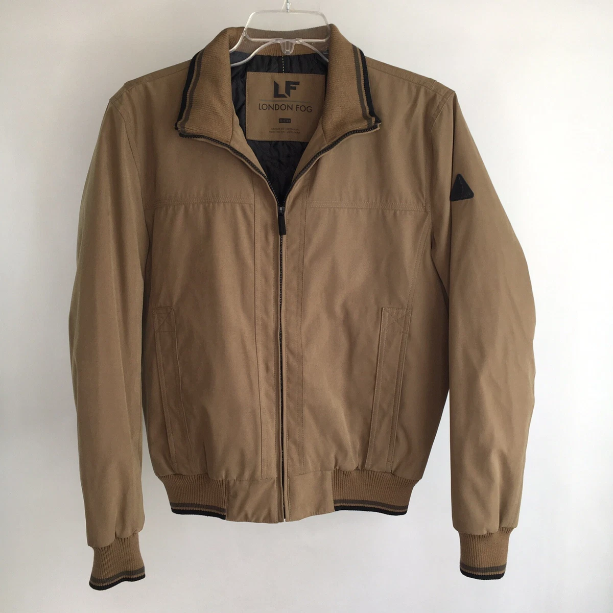 London fog bomber best sale jacket