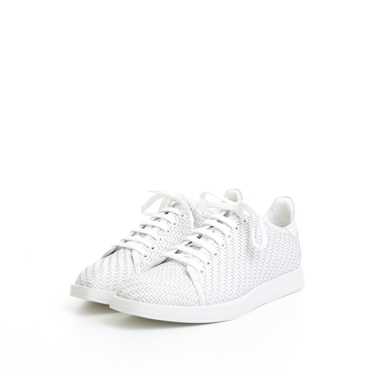 BERLUTI 1490 White Braided Leather Stellar Low Top Sneakers eBay