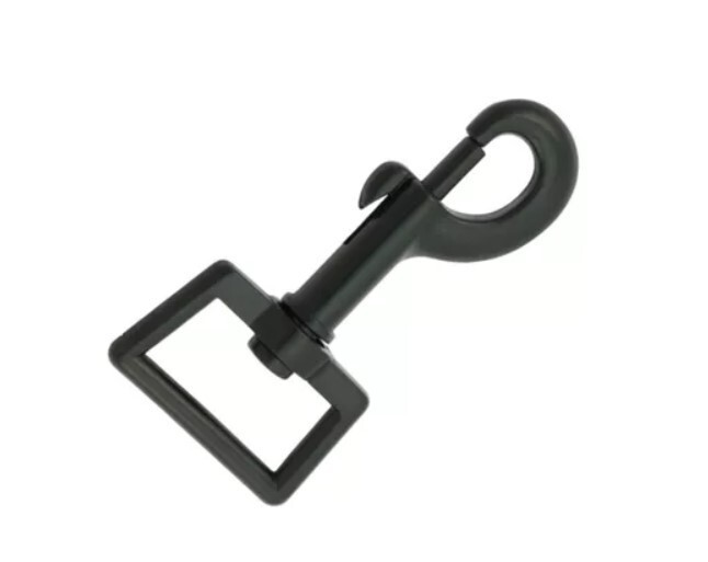 Mousquetons à targette 66mm anti-torsion lot de 10 pour bloquer vos lanières de 20mm
