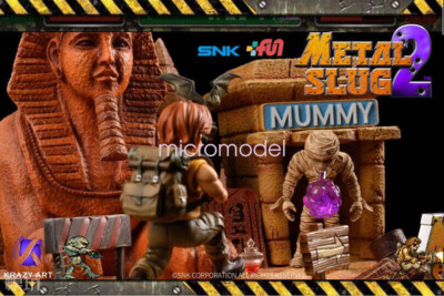 Krazy Art Studios Metal Slug Resin Model Statue In Stock Fighting
