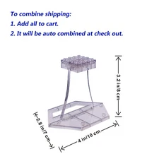 Display Stand for LEGO sets (Top:4x4, Height:80mm), stand only.