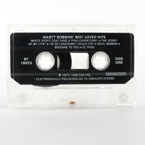 Marty Robbins Best Loved Hits, Golden Memories (2 Cassette Tape Set 1985) TESTED - Picture 7 of 12