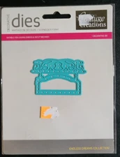 COUTURE CREATIONS Hanging Sign Decorate Metal Die 2.3"x1.5"