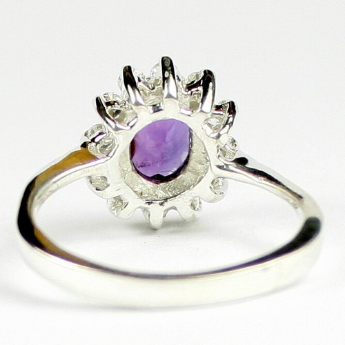 AMETHYST Sterling Silver Ring - Handmade • SR235 - Picture 4 of 5