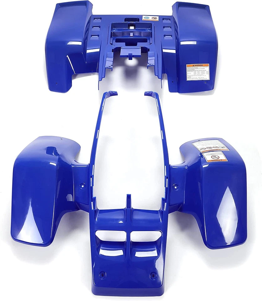 Cuerpo de plástico para Yamaha Banshee 350 YFZ350 1987-2006 un juego de guardabarros delantero y trasero Foto 2 de 4