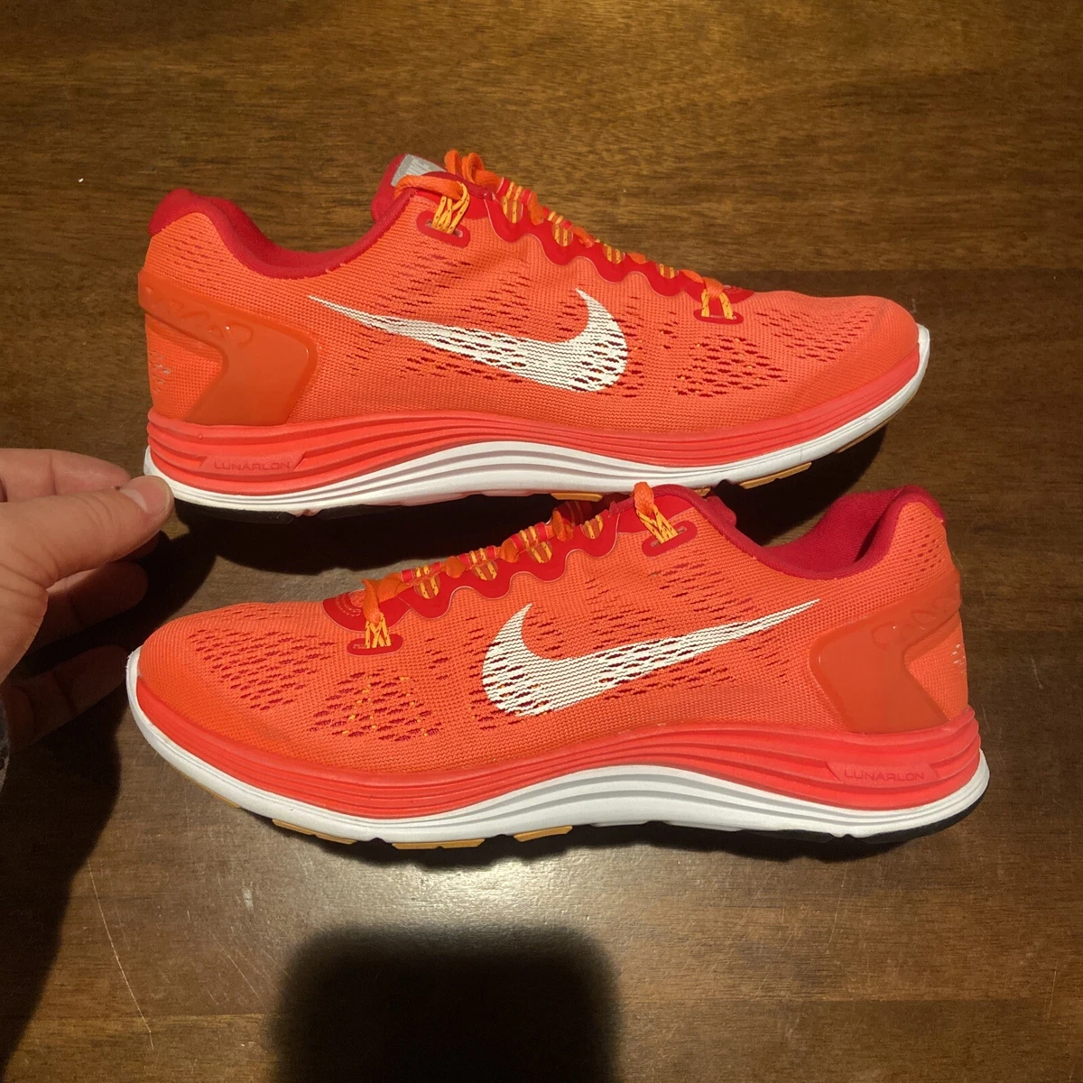 Nike lunarglide sale red