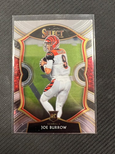 Carte Rookie Joe Burrow 2020 Panini Select Club Level #246 – Bengals – NFL
