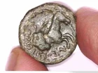 GREECE THESSALY ORTHE TRICHALKON ATHENA CORINTH HELMET FOREPART HORSE RARE COIN