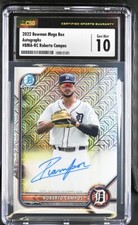 2022 Bowman Chrome Mega Mojo Roberto Campos #BMA-RC Auto CSG 10 Gem Mint