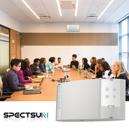 Spectsun 4 Packs UL Listed  Emergency Lights  White Commercial Emergency Set.