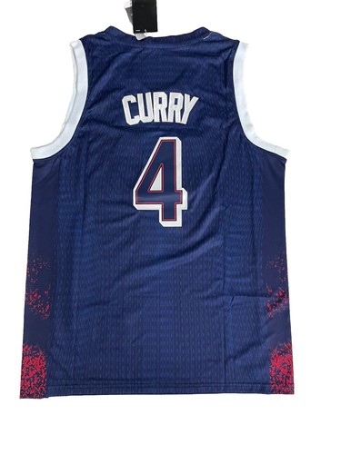 Steph Curry USA Olympics 2024 Jersey New Stitched Golden State Warriors Small S - Picture 2 of 7