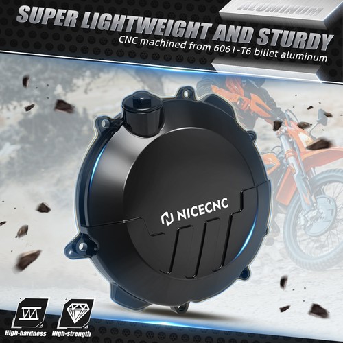 NICECNC Reinforced Engine Clutch Cover For Gas Gas EX EC MC 250 300 2021-2023 - Picture 4 of 10