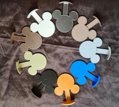 Wall Mount for Mickey Ears Headband 3D Print