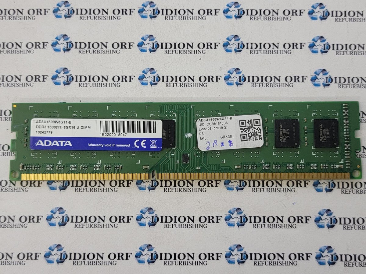 Best Ddr3 Ram 2020 ADATA 8GB (DIMM) 1600MHz DDR3 Memory