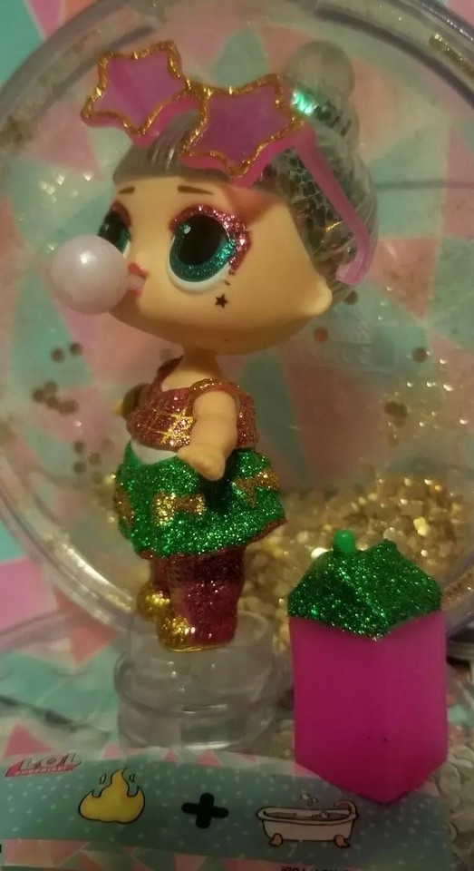 L.O.L. Surprise! TINSEL rare doll WINTER DISCO gold GLITTER GLOBE