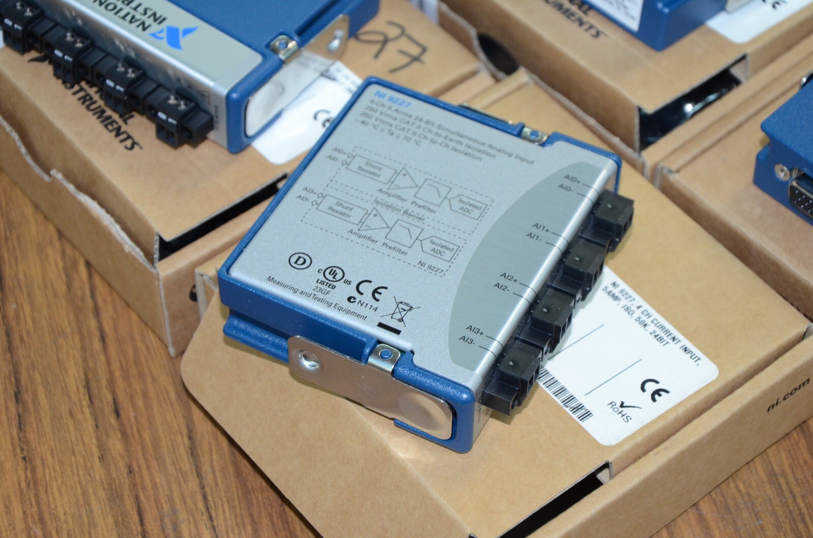 National Instruments NI 9227 4 Channel 24 Bit Analog Input Module New Open Box