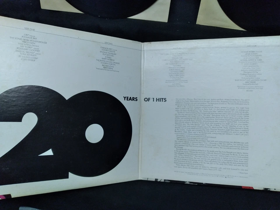 20 Years Of #1 Hits 2 x vinyl LP Columbia records KG 32007 1972 - Image 3 of 4