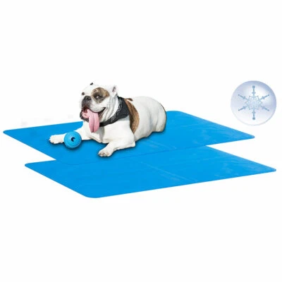 Sweetypet 2er-Set Selbstkühlende Kühlmatten für Hunde & Katzen, 90 x 50 cm