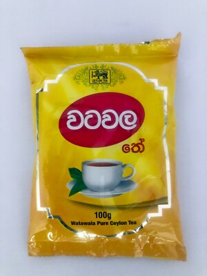 Ceylon Black Tea Loose Leaf Unflavored 100g Pack Herbal Healthy Drink
