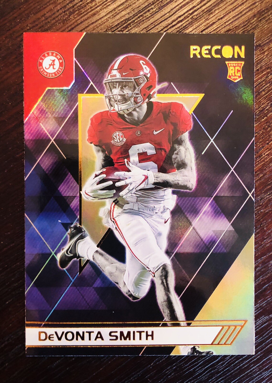DeVONTA SMITH 2021 Chronicles Draft Picks RECON Orange Parallel RC #206 EAGLES