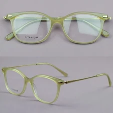BETSION Titanium Acetate Eyeglasses Frames Men Women Reading Glasses Frames 