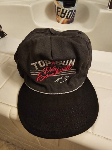 Vintage Dale Earnhardt Top Gun NASCAR Racing GM SnapBack Hat 80s USA Sport - Picture 2 of 5