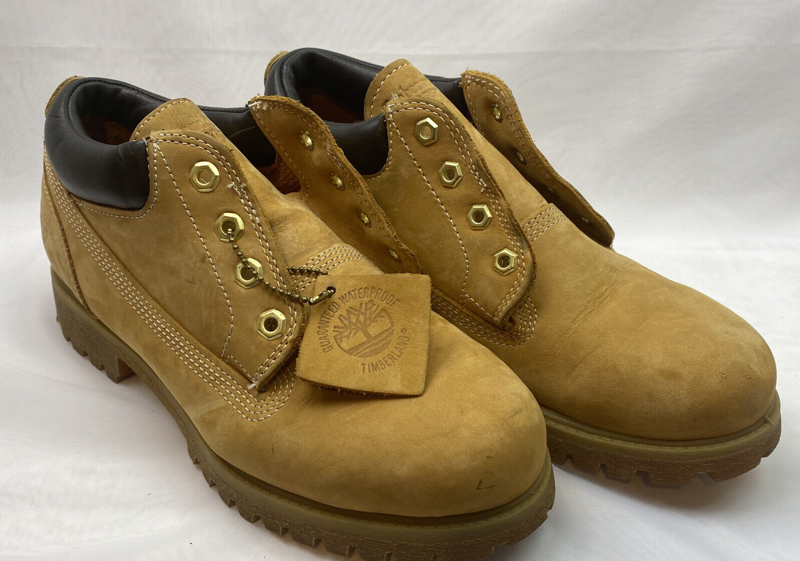 lantano Ventilar Diariamente SHOES...Men&#039;s Timberland Waterproof Workboot shoes short - size: 7.5  (4) eyelet | eBay