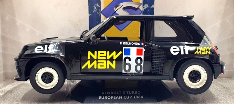 Solido 1/18 Scale Diecast S1801312 - Renault 5 Turbo #68 European Cup 1984 Black - Image 3 of 4