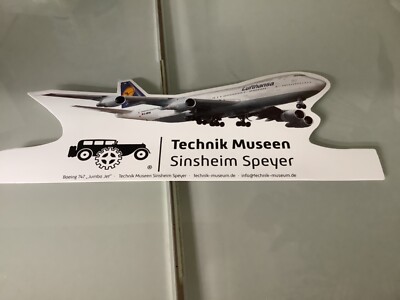 Aufkleber/Sticker: Lufthansa Technik Museum Sinsheim  