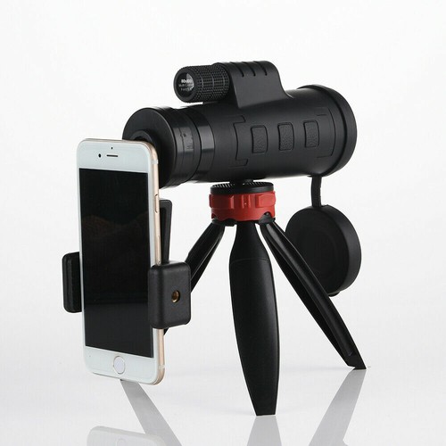 80 X 100 HD Zoom Monoculars Telescope W/ Tripod & Clip Hiking Outdoor Camp Gift - Picture 3 of 12