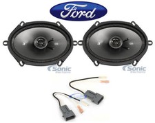 Kicker 6x8" Front Factory Car Speaker Replacement Kit For 1994-1997 Ford Ranger