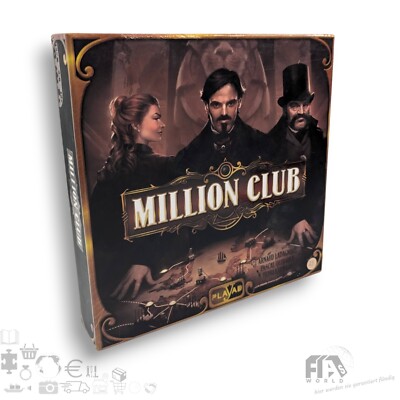 Million Club - Brettspiel - Asmodee / Playad Games Kennerspiel   Neuwertig