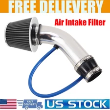 3" Car Cold Air Intake Filter Induction Kit Pipe Power Flow Hose System 76mm