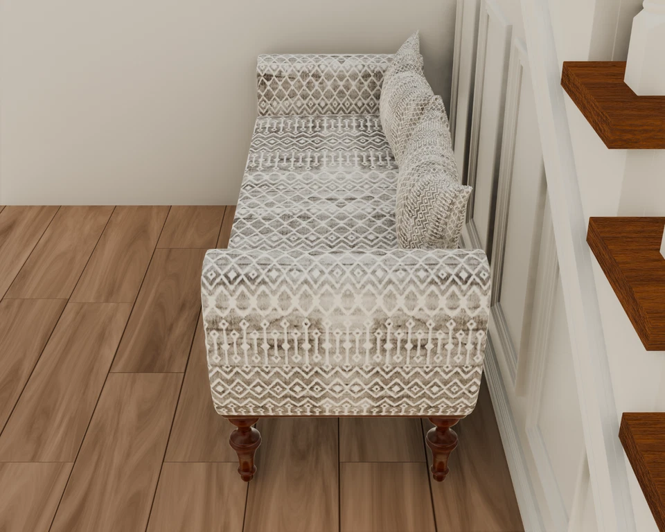 Lighten Shoe Storage Backless Retro Bench, Bench for end of bed, Bench for entry - Image 4 of 4