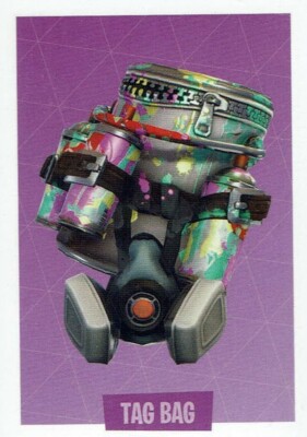 Panini Fortnite Serie 1 2019 Sticker Epic Games Sticker Nr. # 151 Tag Bag