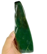 1145g Best Quality Green Nephrite Jade Free Form, Nephrite Jade Free Form
