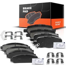 Ceramic Brake Pads for Toyota Venza 2009 2010-2016 L4 2.7L V6 3.5L Front & Rear