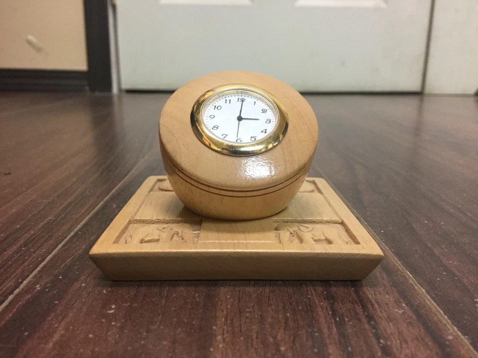 Reloj de Escritorio Hecho a Mano Temática Elefante Hecho en India Foto 2 de 4