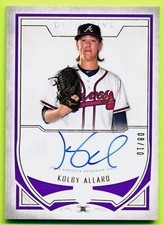 2019 Topps Definitive KOLBY ALLARD Auto AUTOGRAPH Braves 08/10
