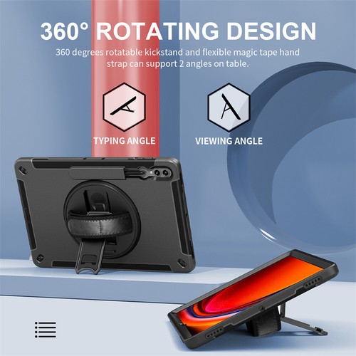 For Samsung Galaxy Tab S10 Ultra S9 S8 14.6" Kids Case Shockproof Stand Cover - Picture 5 of 14