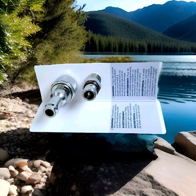 SCEPTER 3/8'' Quick Connect Tank Fitting.new Open Box