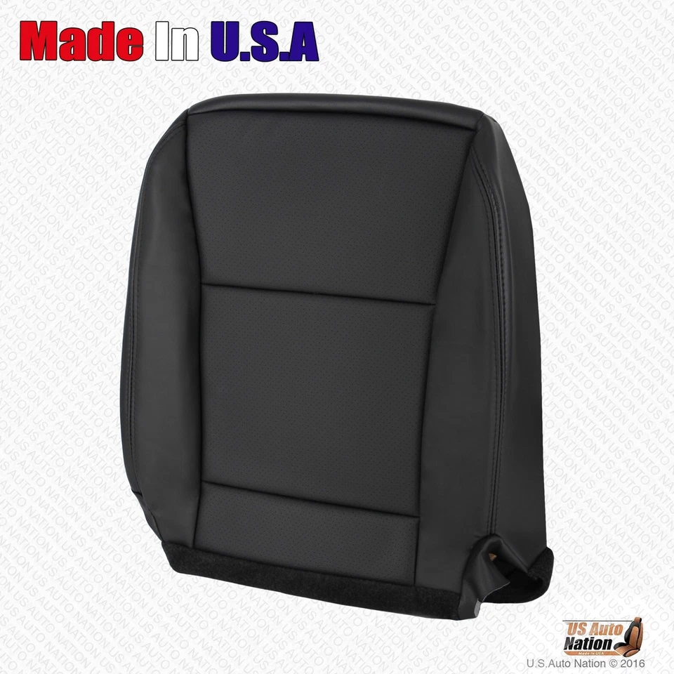 Cubierta de asiento de cuero inferior para conductor y pasajero Mercury Mountaineer 2006-2008 negra Foto 2 de 4