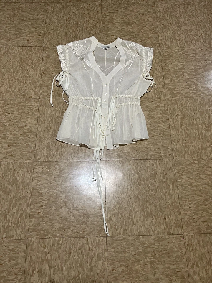 ZAC POSEN COLECCIÓN PASARELA PRIMAVERA 2006 TOP Y FALDA NUEVO CON ETIQUETAS TALLA 8 Foto 3 de 4