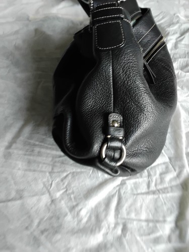 Y2K Coach Black Duffle Convertible Hobo Shoulder Bag - Picture 9 of 11