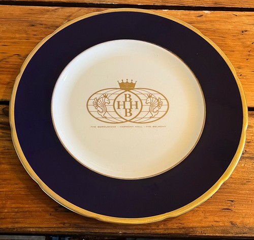 Vintage Bermudiana Harmony Hall The Belmont Royal Tuscan Fine Bone China Plate