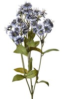 Clayre & Eef Dekozweig Blaue Blumen 8X8X63 Cm Kunststoff Blau-GrüN