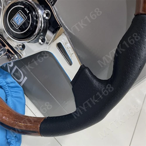 ND Car Styling Wooden Steering Wheel Classic D Shape Racing Steering Wheel#NARDI - Picture 5 of 7