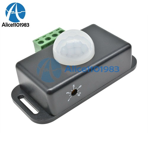 10PCS Automatic DC 12V-24V 8A Infrared PIR Motion Sensor Switch For LED Light - Picture 5 of 7